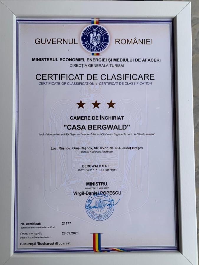 شقة Casa Bergwald Rîşnov المظهر الخارجي الصورة